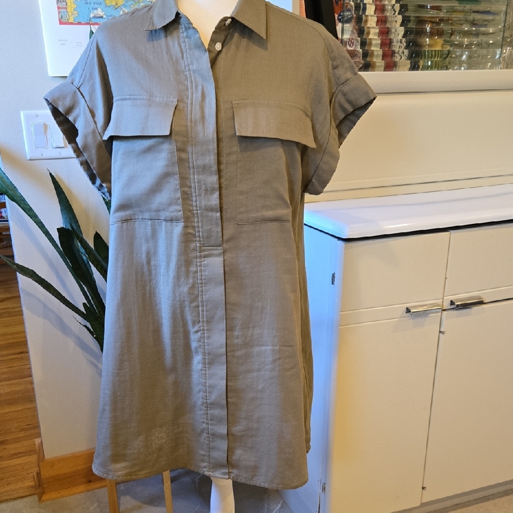 EUC Army Green Dress Size Small